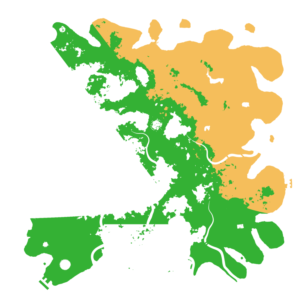 Biome Rust Map: Procedural Map, Size: 5000, Seed: 1938713313