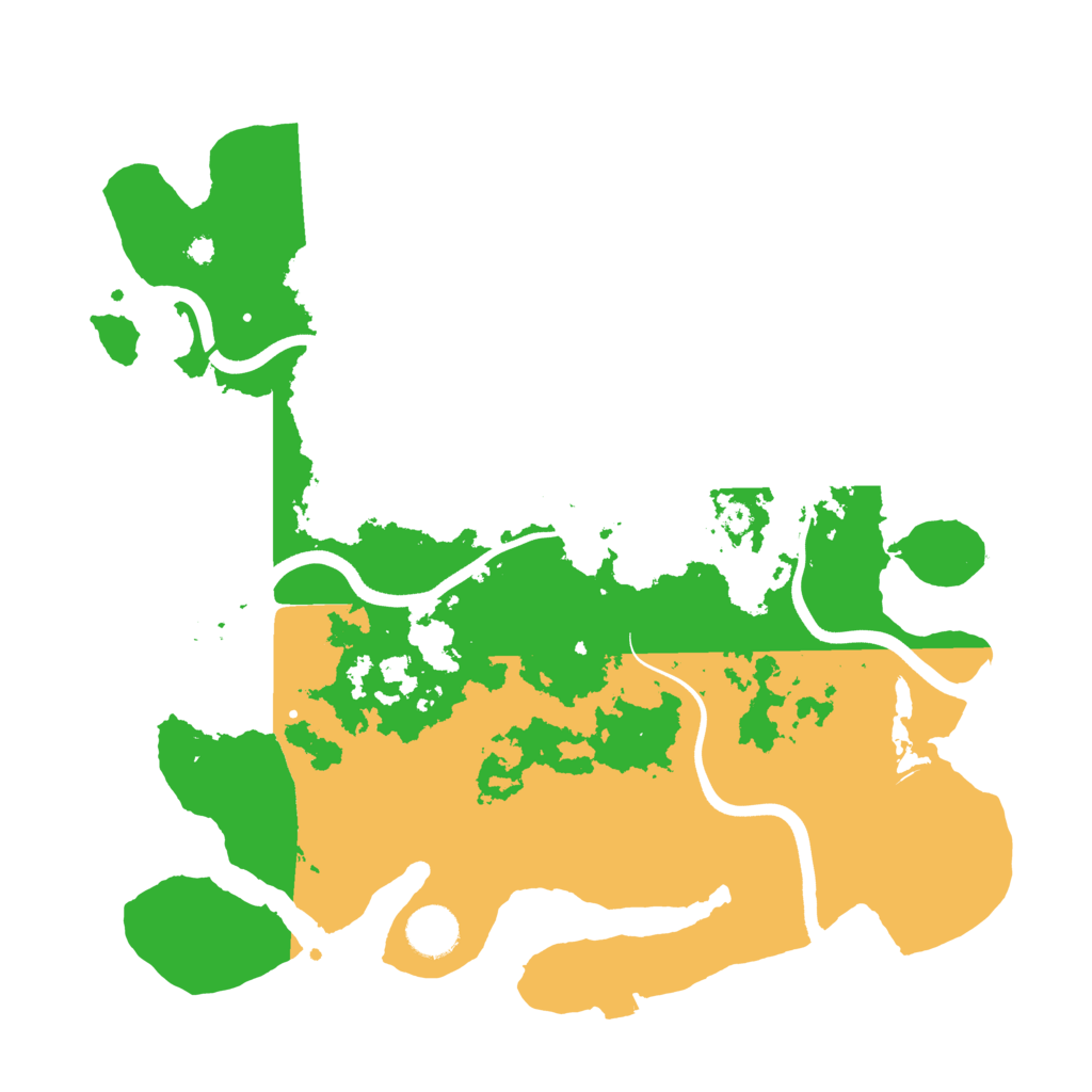Biome Rust Map: Procedural Map, Size: 3700, Seed: 1911592897
