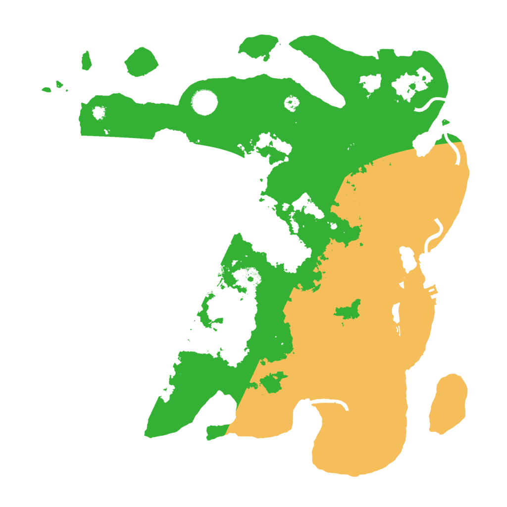 Biome Rust Map: Procedural Map, Size: 3500, Seed: 932471645