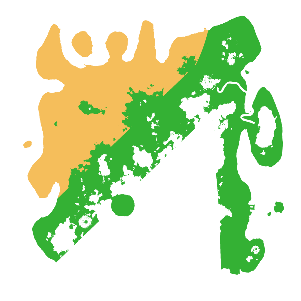 Biome Rust Map: Procedural Map, Size: 3650, Seed: 33788840