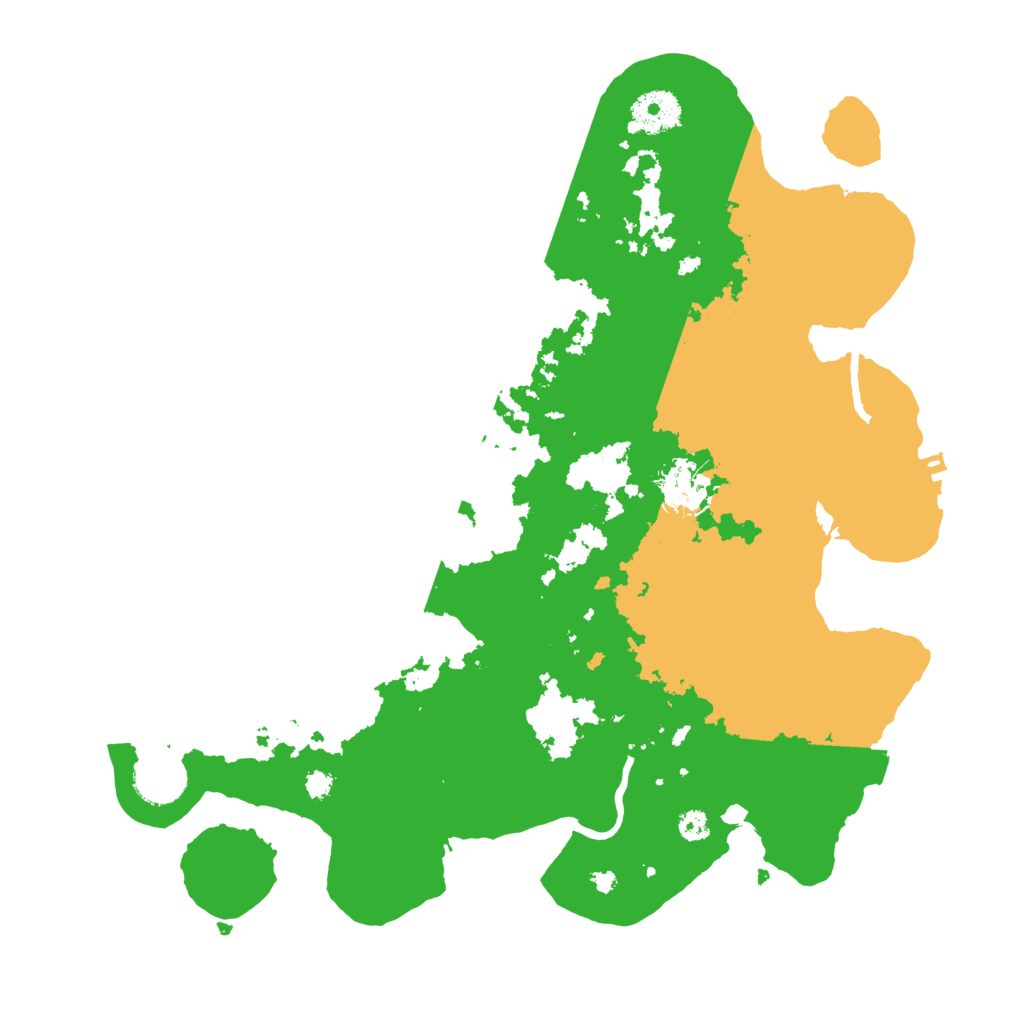 Biome Rust Map: Procedural Map, Size: 3400, Seed: 9007790