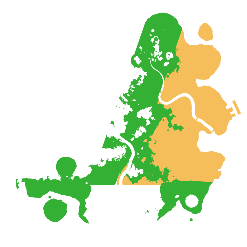 Biome Rust Map: Procedural Map, Size: 3400, Seed: 9007790
