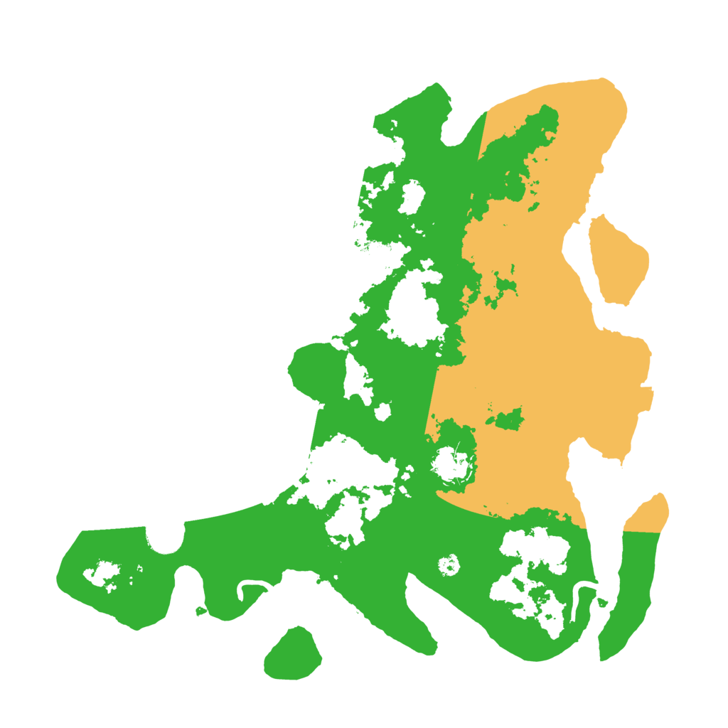 Biome Rust Map: Procedural Map, Size: 3500, Seed: 690956483