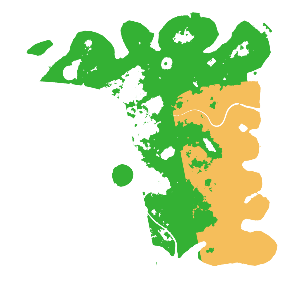 Biome Rust Map: Procedural Map, Size: 3800, Seed: 660999