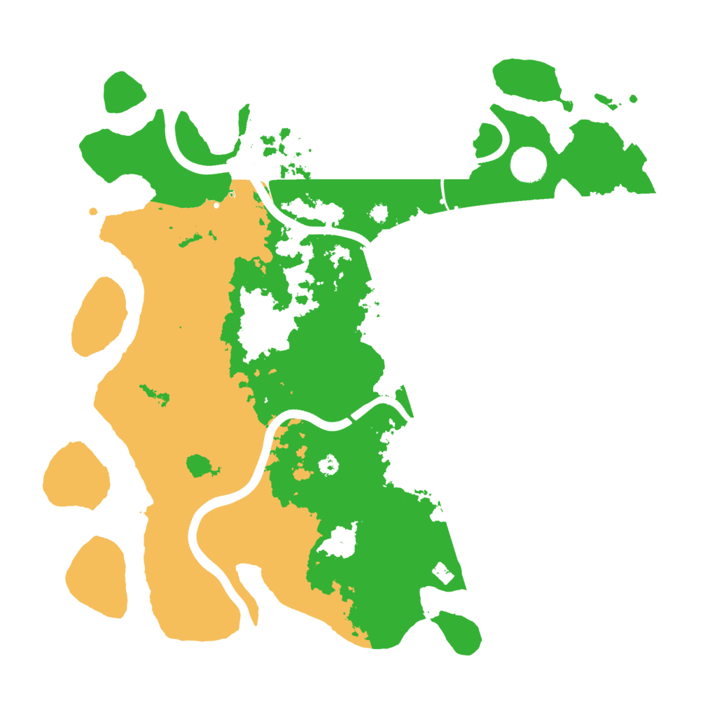 Biome Rust Map: Procedural Map, Size: 3650, Seed: 69135184