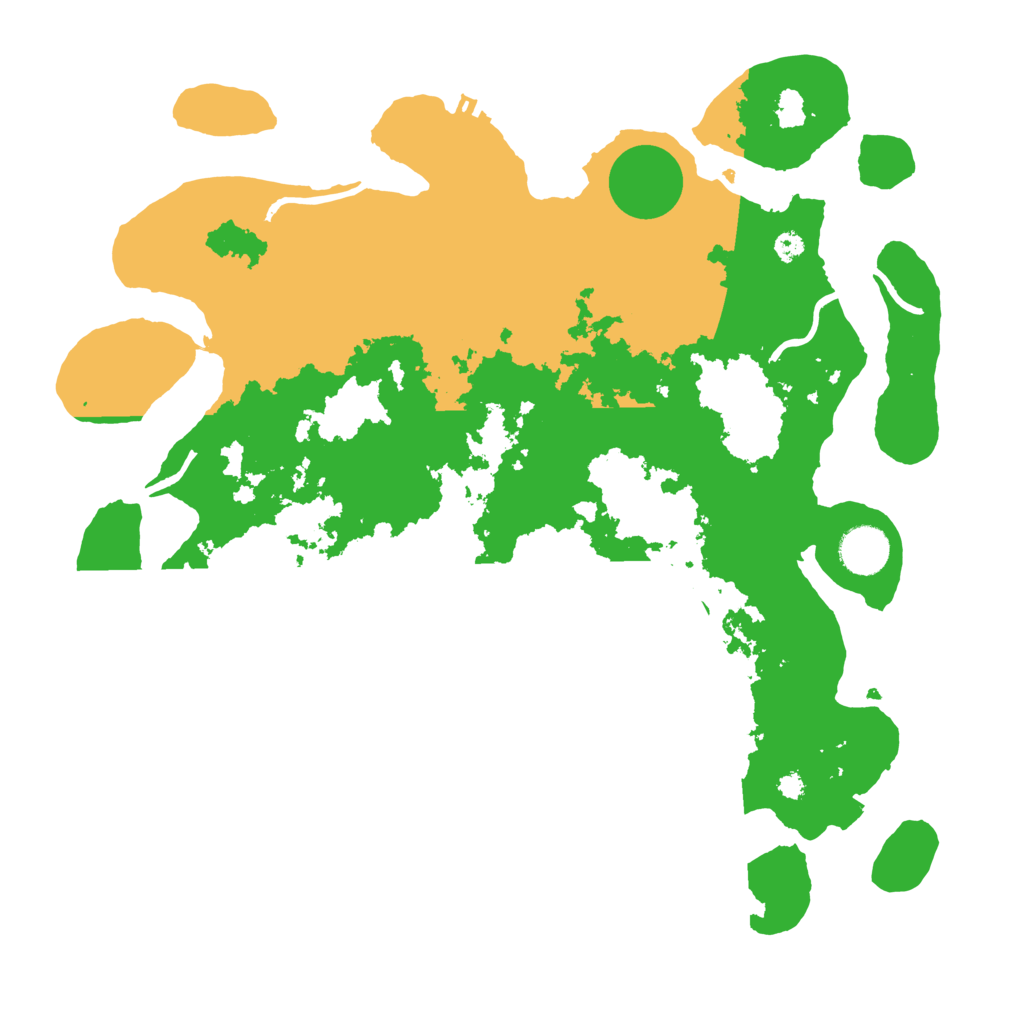 Biome Rust Map: Procedural Map, Size: 3650, Seed: 81806098