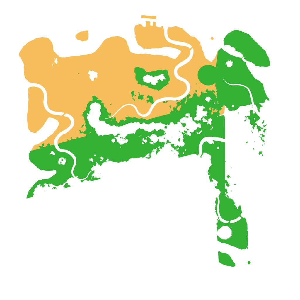 Biome Rust Map: Procedural Map, Size: 4000, Seed: 1295