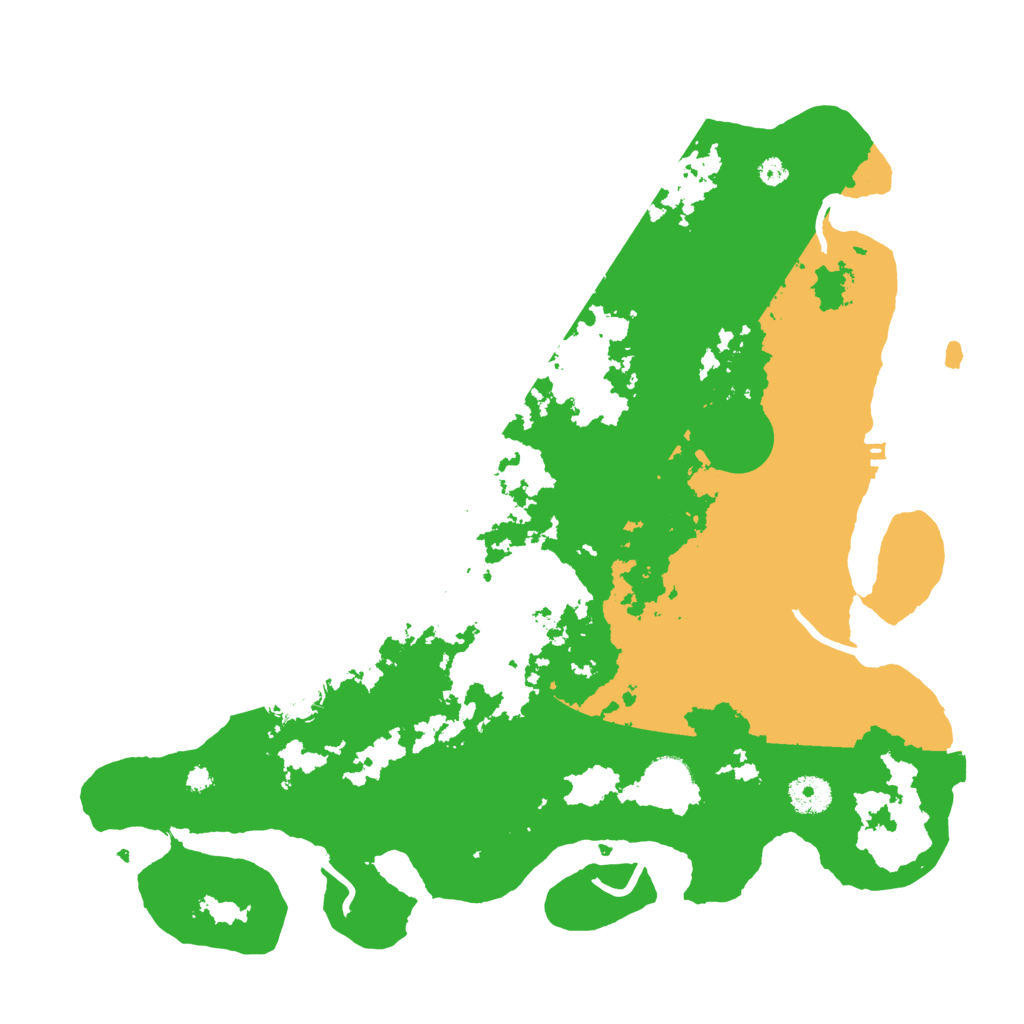 Biome Rust Map: Procedural Map, Size: 3800, Seed: 492224105