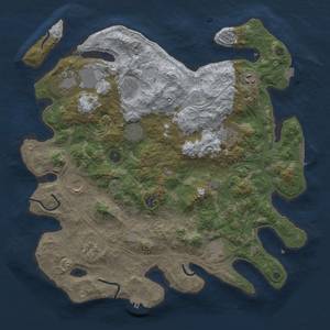 Thumbnail Rust Map: Procedural Map, Size: 4250, Seed: 449200183, 18 Monuments