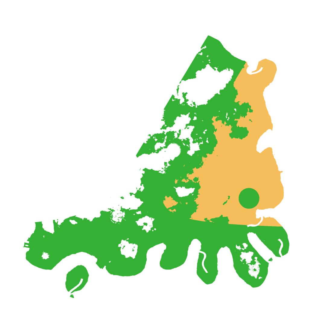Biome Rust Map: Procedural Map, Size: 3950, Seed: 36496625