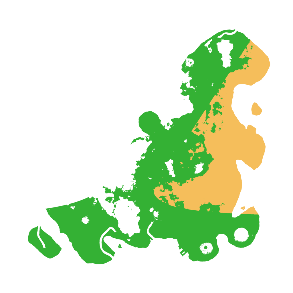 Biome Rust Map: Procedural Map, Size: 3650, Seed: 39833328