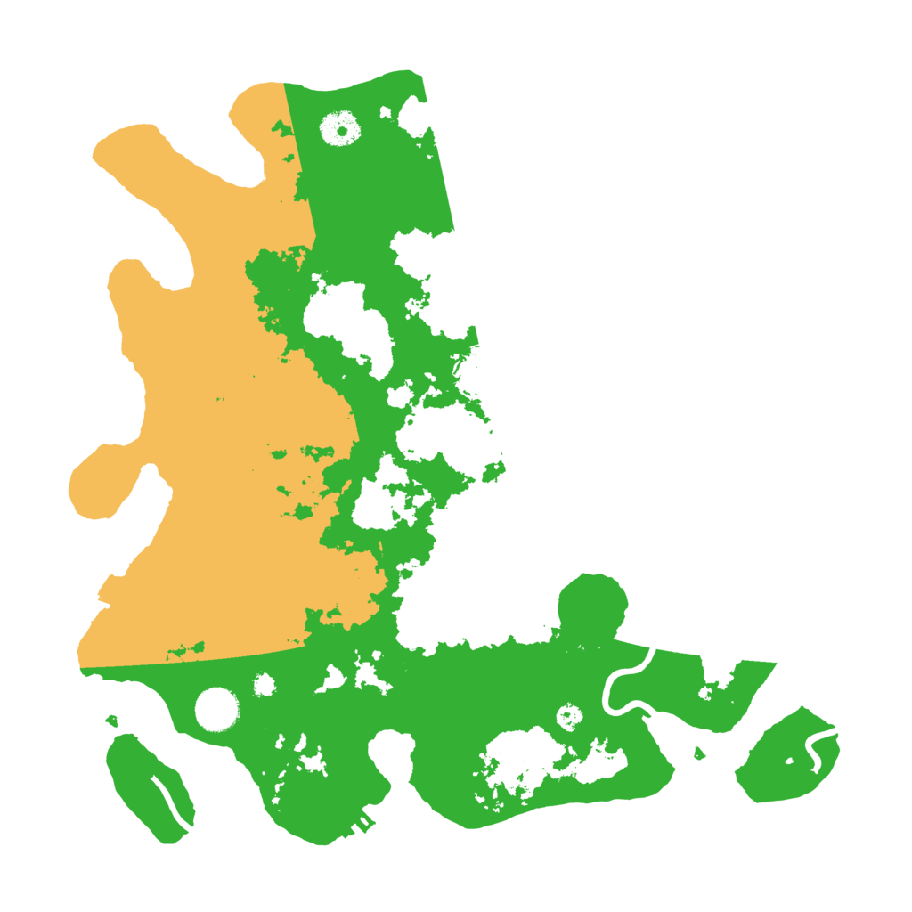 Biome Rust Map: Procedural Map, Size: 3650, Seed: 56885800
