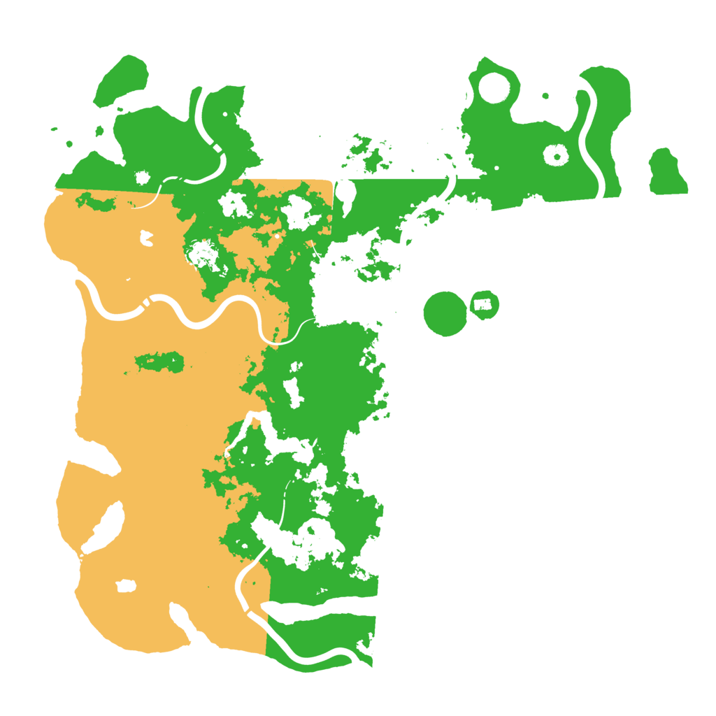 Biome Rust Map: Procedural Map, Size: 4500, Seed: 798668