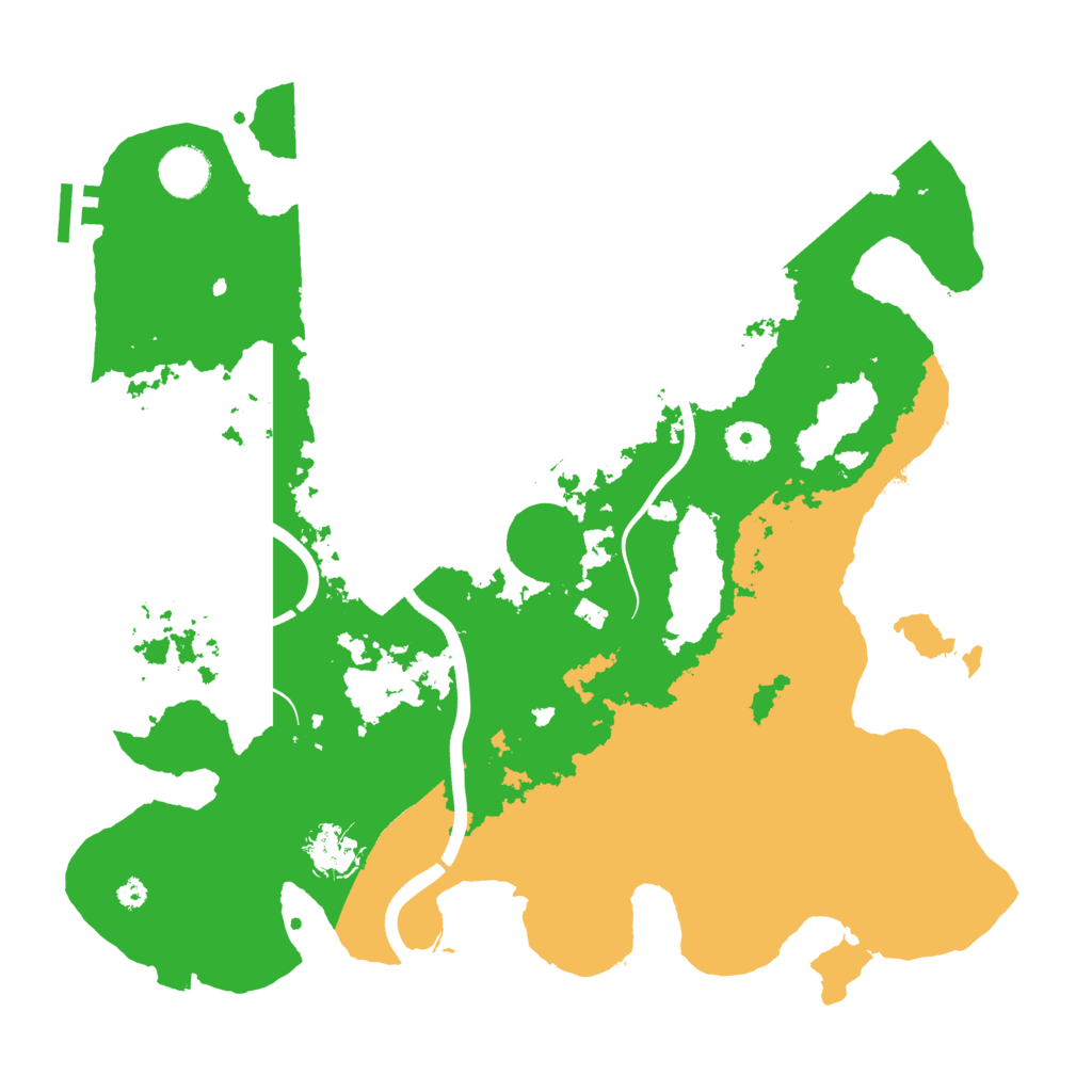 Biome Rust Map: Procedural Map, Size: 3750, Seed: 101923