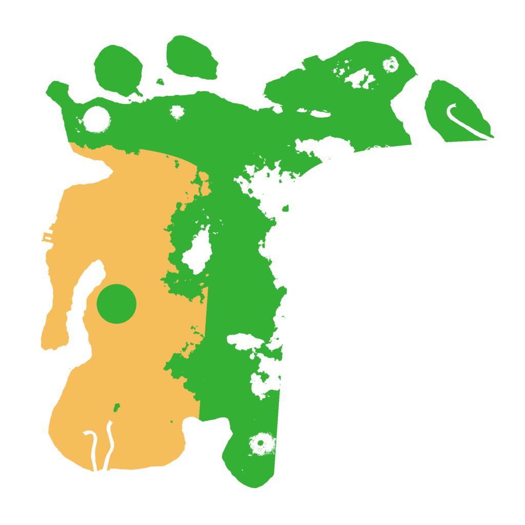 Biome Rust Map: Procedural Map, Size: 3500, Seed: 31727057