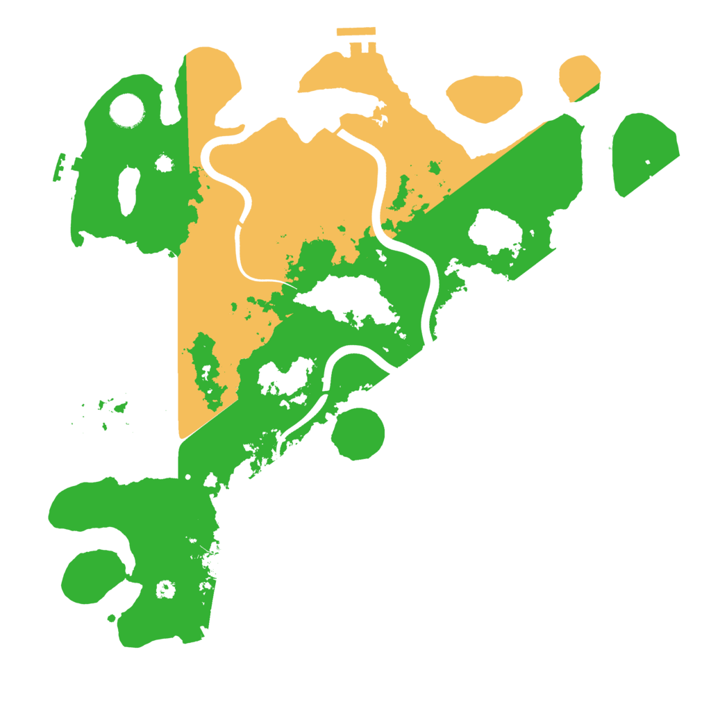 Biome Rust Map: Procedural Map, Size: 3700, Seed: 1793738397