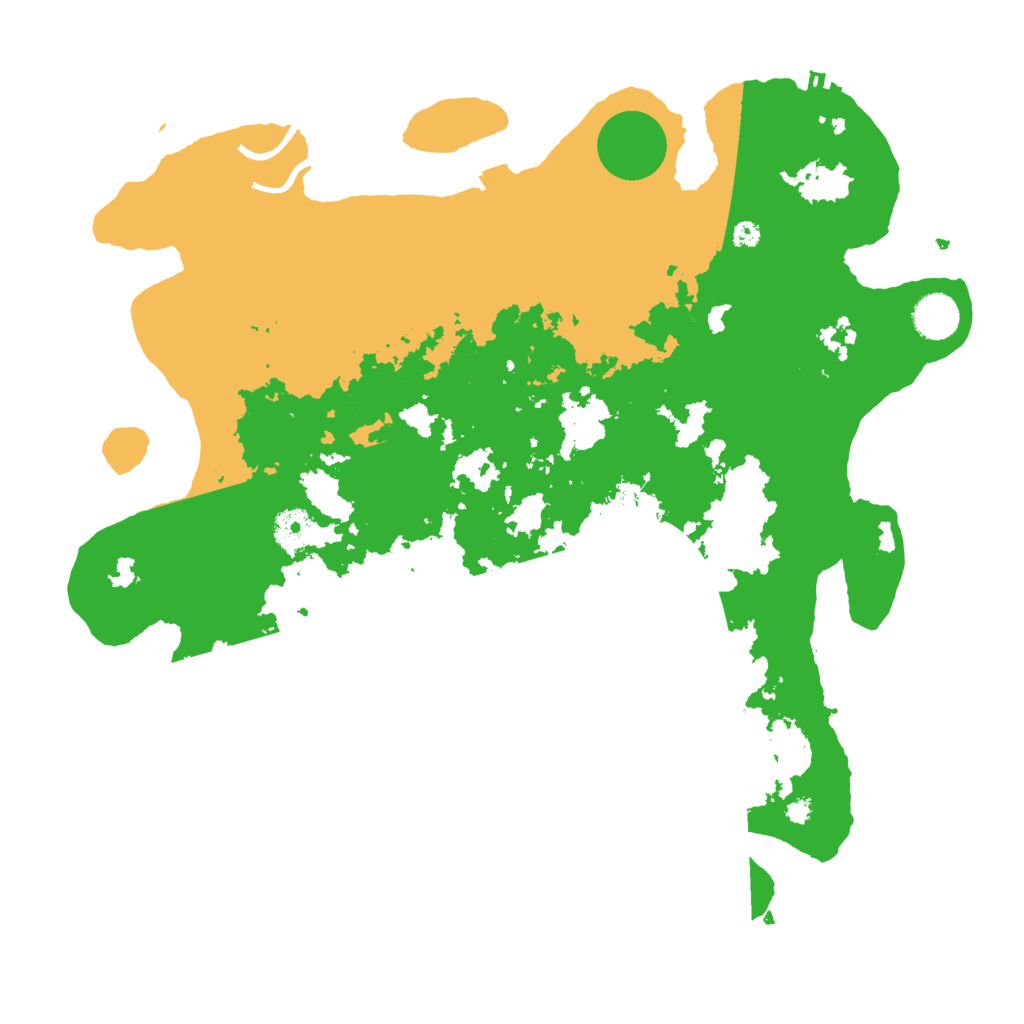 Biome Rust Map: Procedural Map, Size: 3900, Seed: 66813459