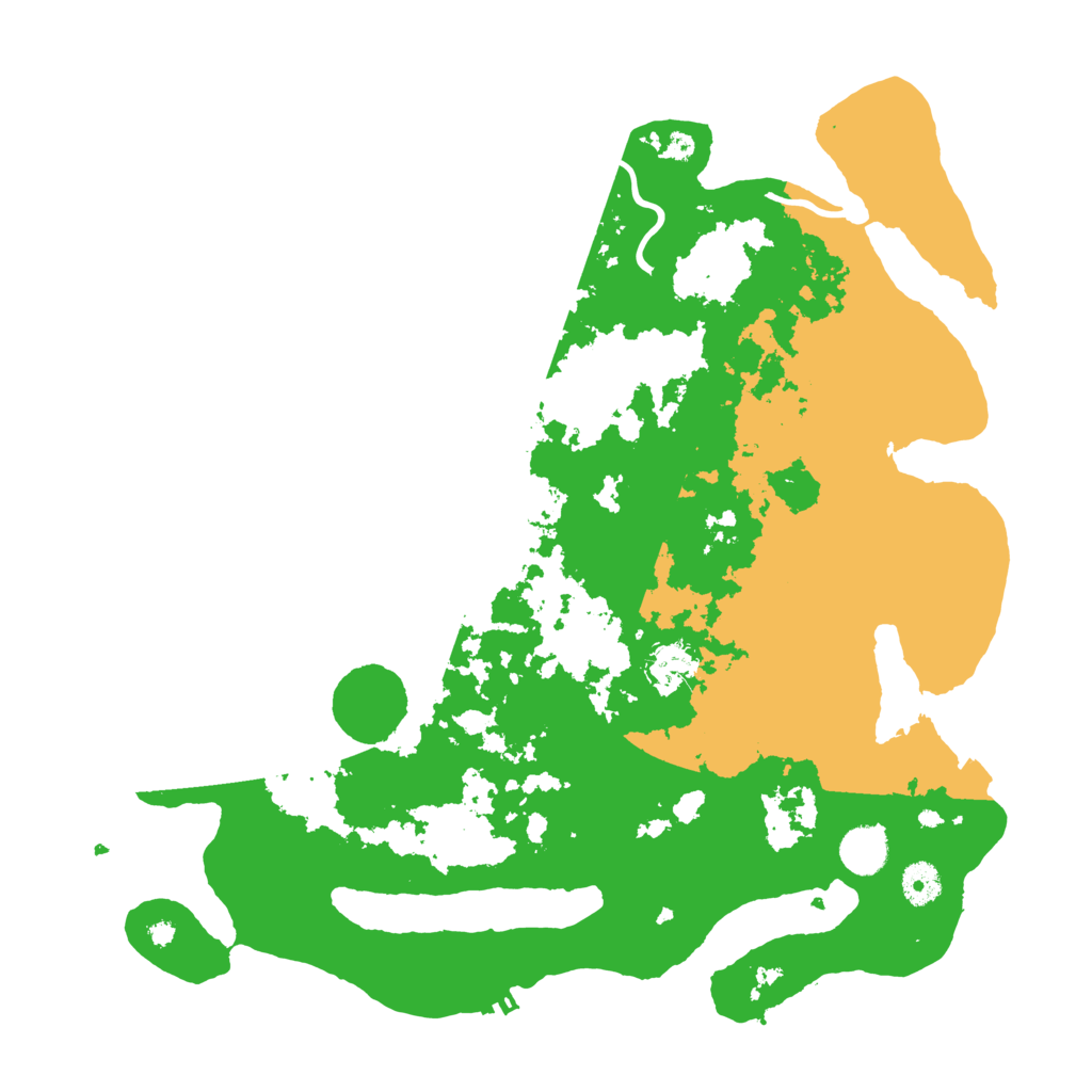 Biome Rust Map: Procedural Map, Size: 4000, Seed: 54110899