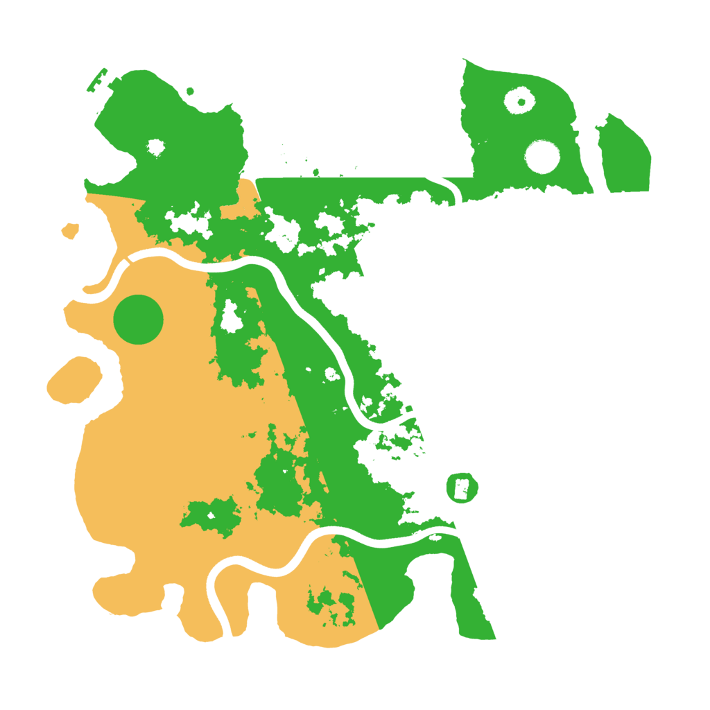 Biome Rust Map: Procedural Map, Size: 3750, Seed: 306436
