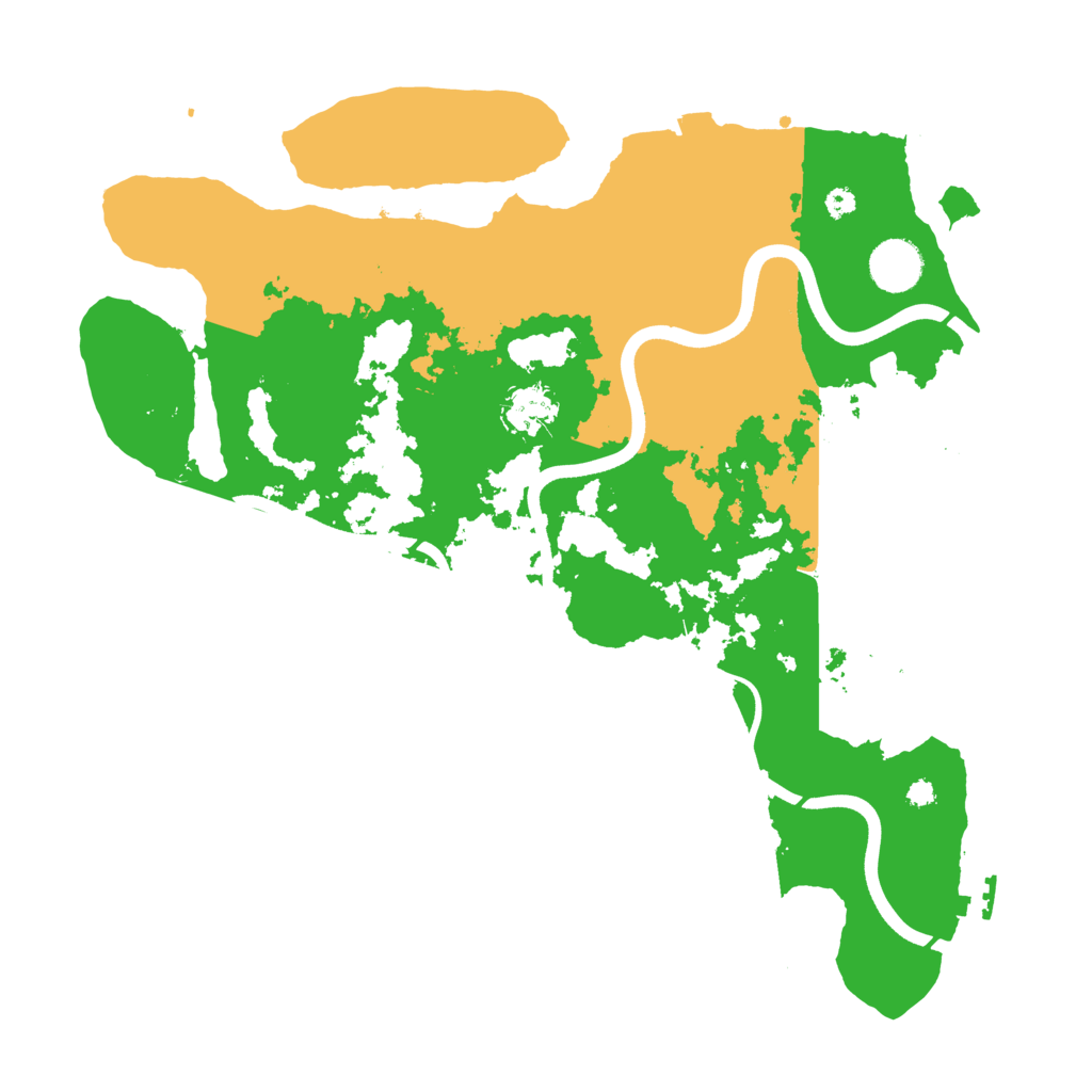 Biome Rust Map: Procedural Map, Size: 3700, Seed: 94834231