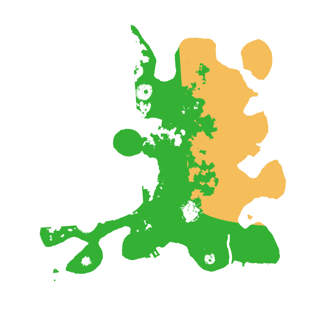 Biome Rust Map: Procedural Map, Size: 3000, Seed: 409473275