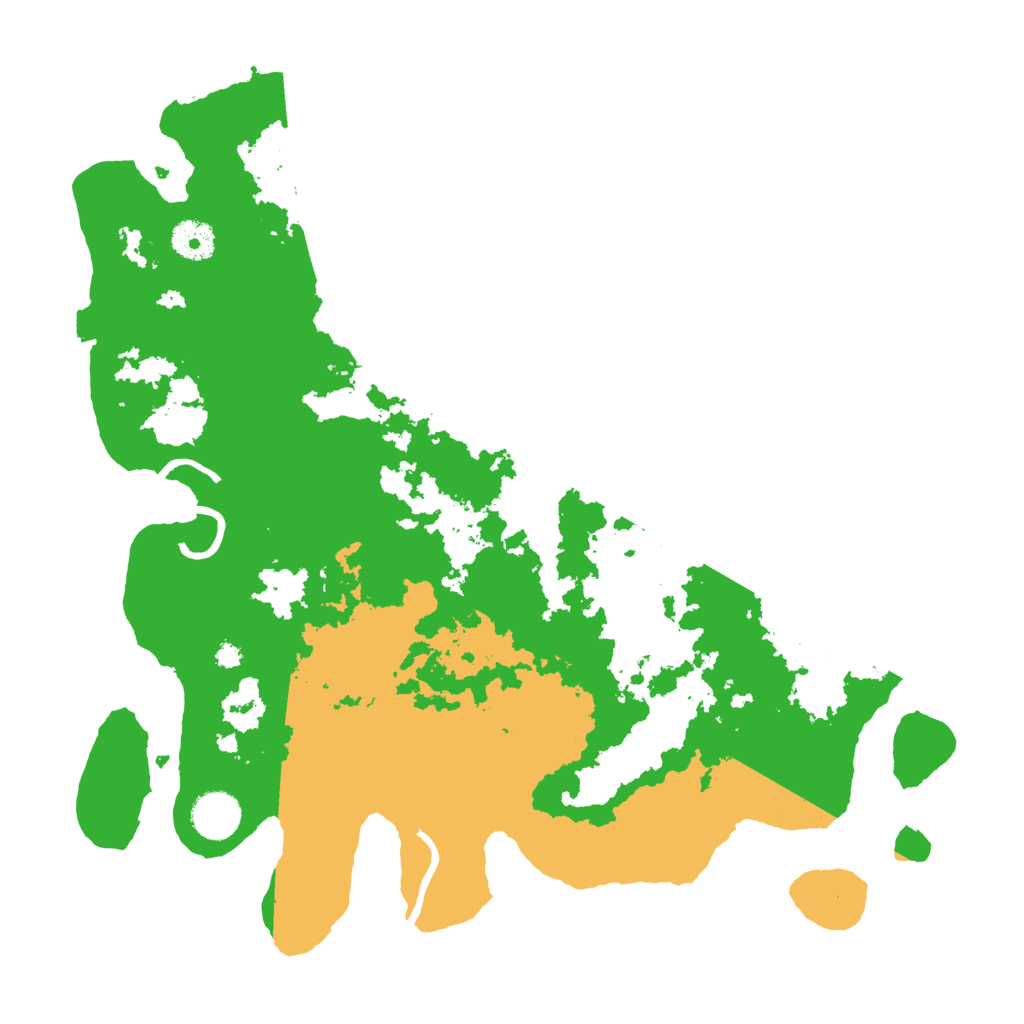 Biome Rust Map: Procedural Map, Size: 3700, Seed: 4532788