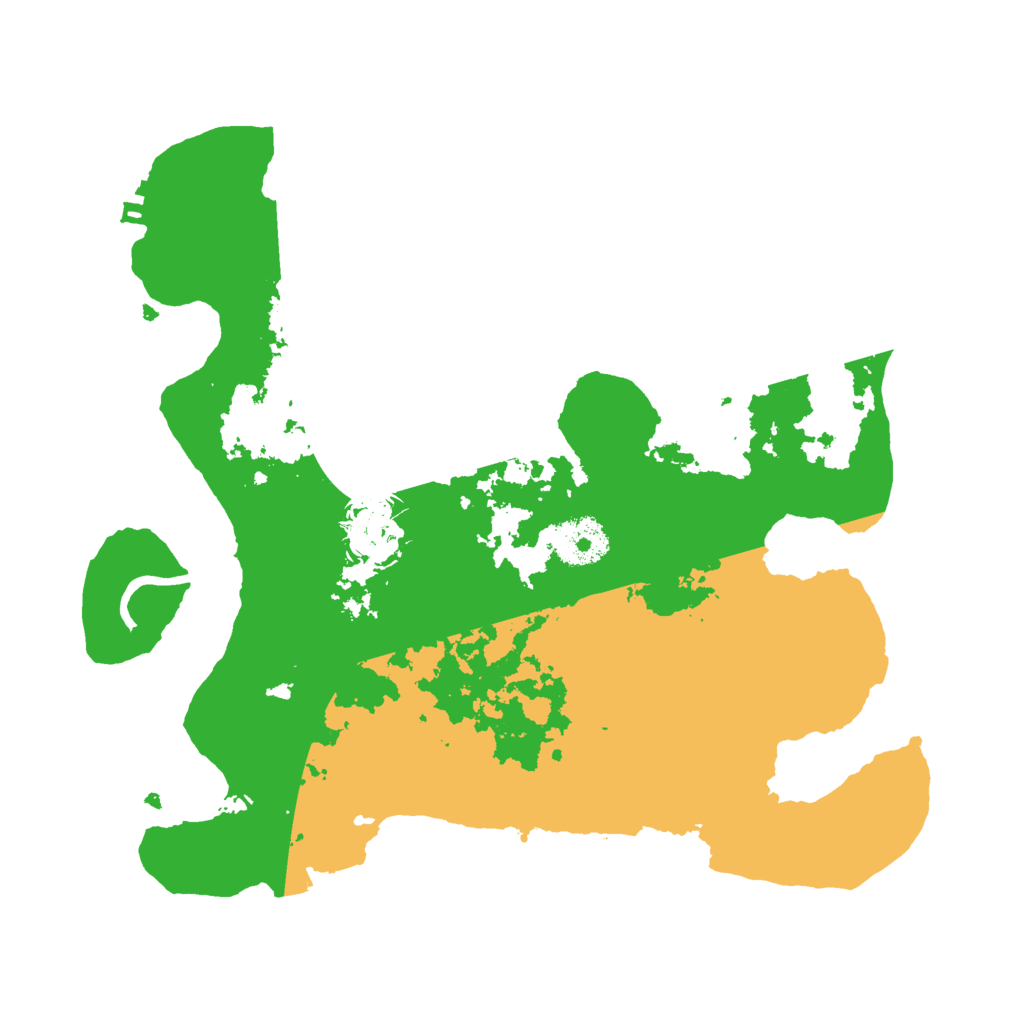 Biome Rust Map: Procedural Map, Size: 3000, Seed: 1000053290