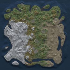 Thumbnail Rust Map: Procedural Map, Size: 4500, Seed: 103123, 18 Monuments