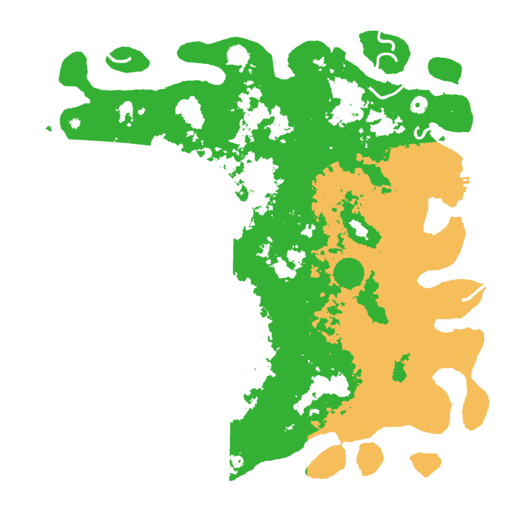 Biome Rust Map: Procedural Map, Size: 4500, Seed: 540271405