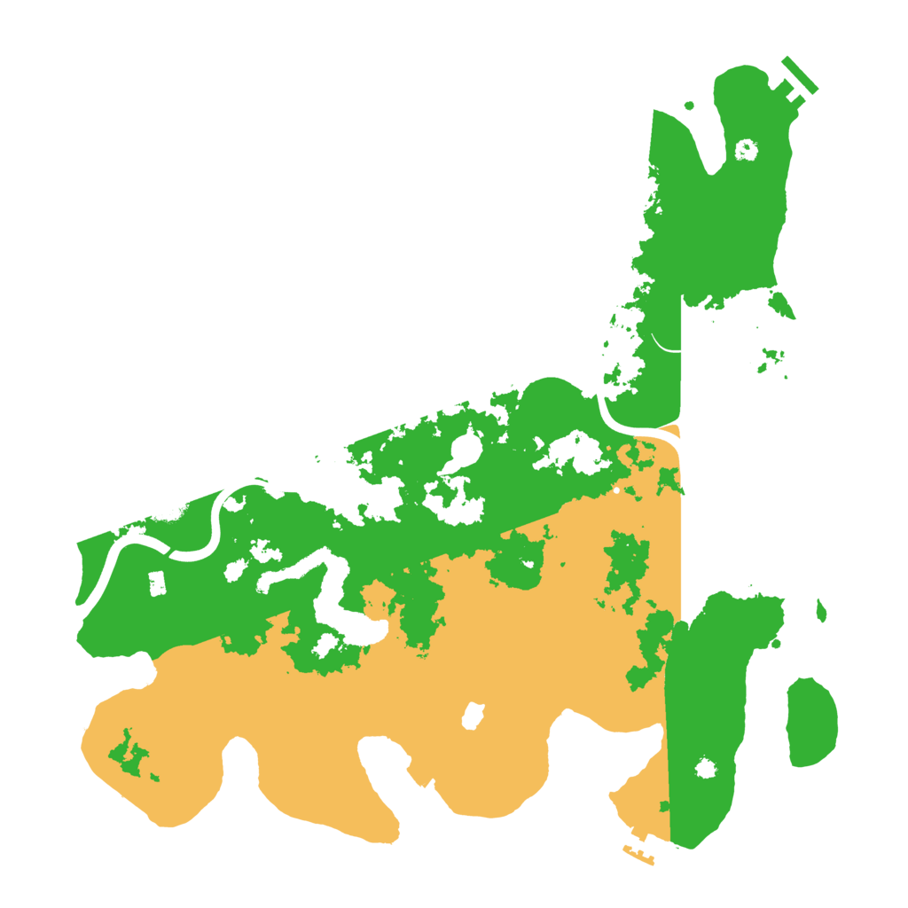 Biome Rust Map: Procedural Map, Size: 4000, Seed: 3233