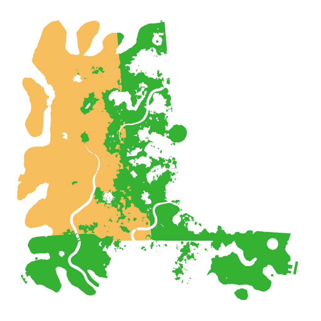 Biome Rust Map: Procedural Map, Size: 5000, Seed: 11418586