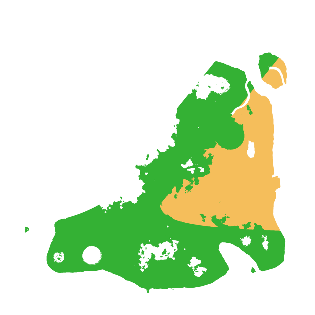 Biome Rust Map: Procedural Map, Size: 3000, Seed: 8032461