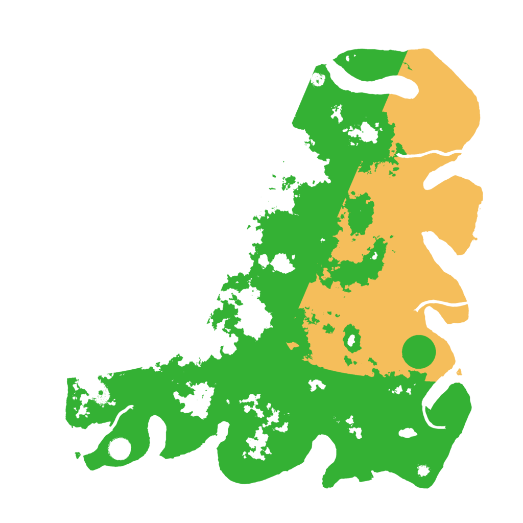 Biome Rust Map: Procedural Map, Size: 4096, Seed: 612351