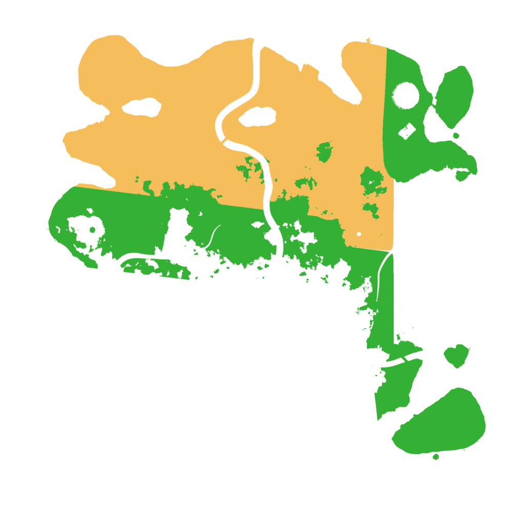 Biome Rust Map: Procedural Map, Size: 3500, Seed: 2010202349