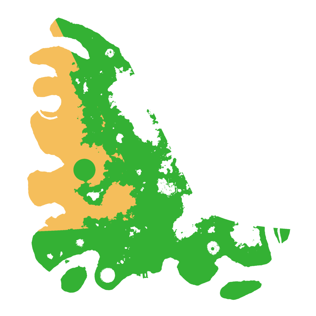 Biome Rust Map: Procedural Map, Size: 3800, Seed: 3500000