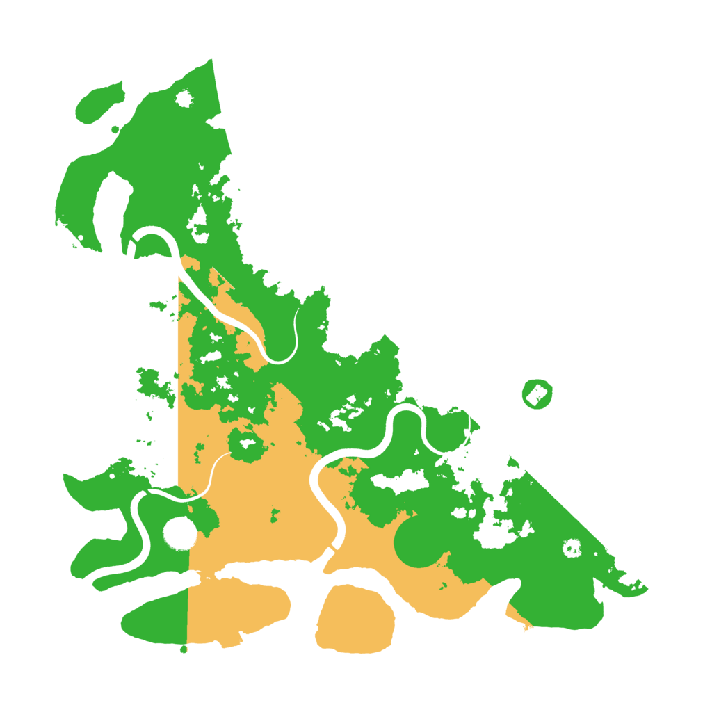 Biome Rust Map: Procedural Map, Size: 3800, Seed: 82442268