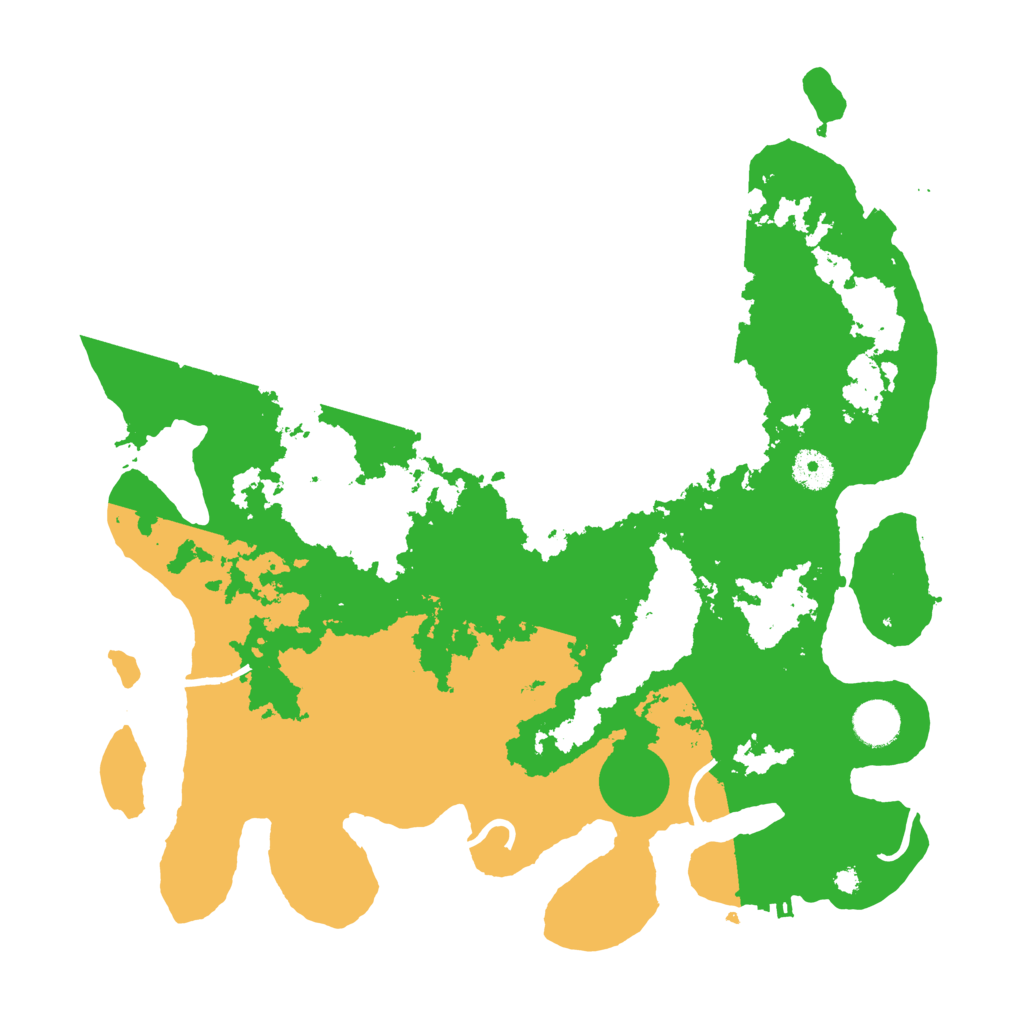 Biome Rust Map: Procedural Map, Size: 3850, Seed: 96248743