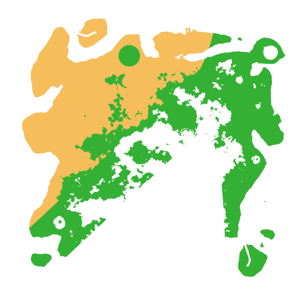 Biome Rust Map: Procedural Map, Size: 3800, Seed: 26578