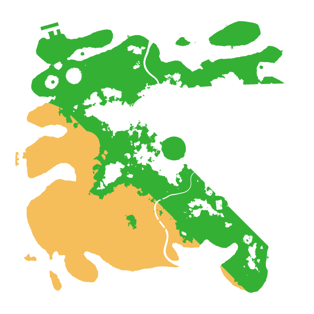 Biome Rust Map: Procedural Map, Size: 3500, Seed: 2090146009