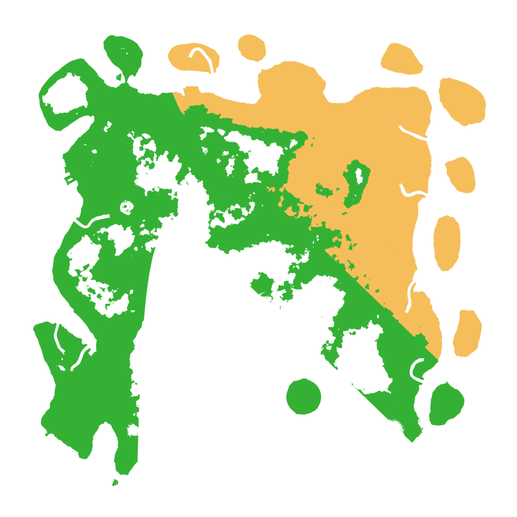 Biome Rust Map: Procedural Map, Size: 3950, Seed: 73724536