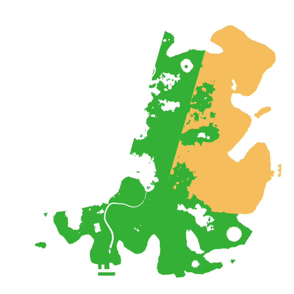 Biome Rust Map: Procedural Map, Size: 3500, Seed: 814720421