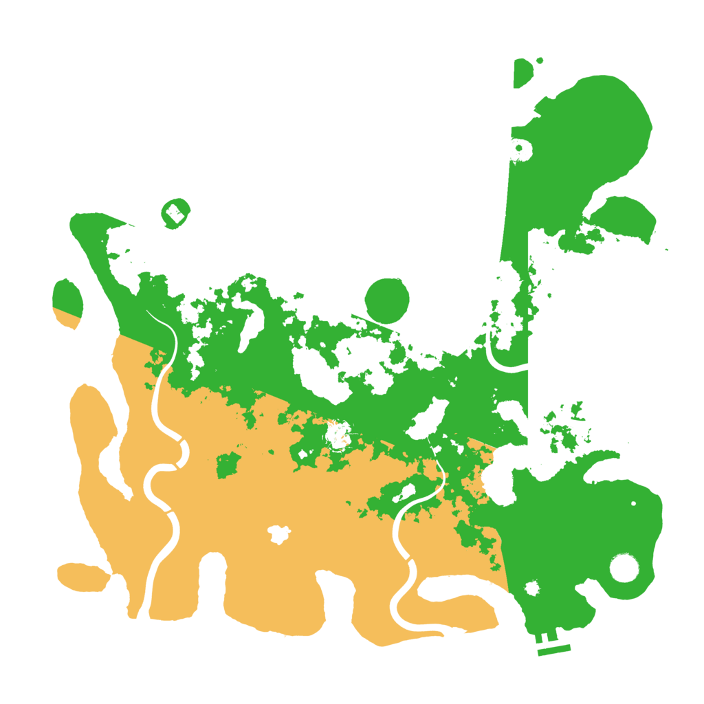 Biome Rust Map: Procedural Map, Size: 4300, Seed: 11927577
