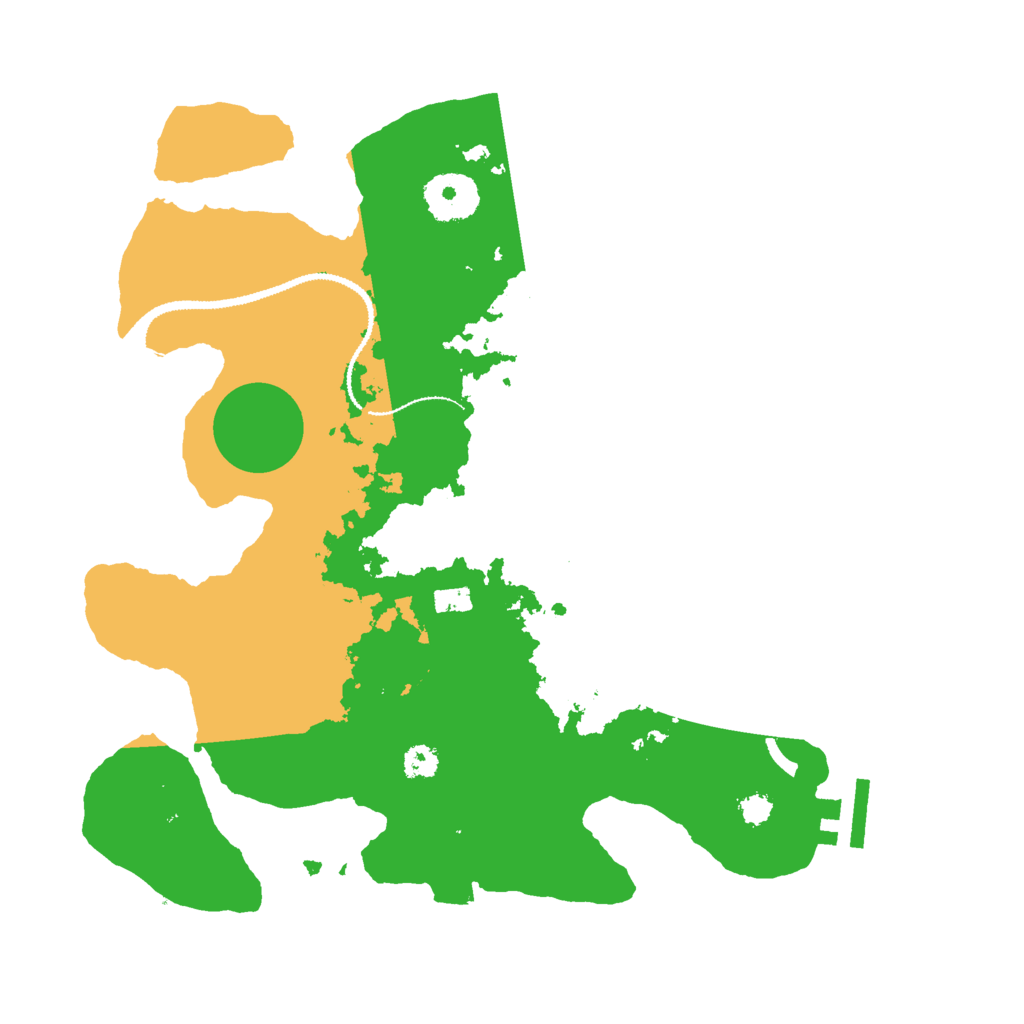 Biome Rust Map: Procedural Map, Size: 3000, Seed: 1420079502