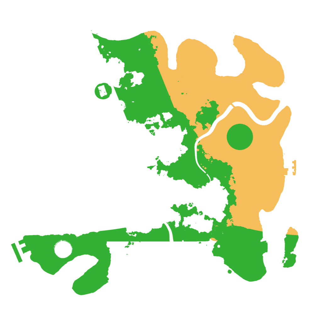 Biome Rust Map: Procedural Map, Size: 3250, Seed: 1115343885