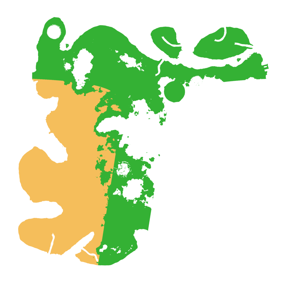 Biome Rust Map: Procedural Map, Size: 3700, Seed: 1195990120