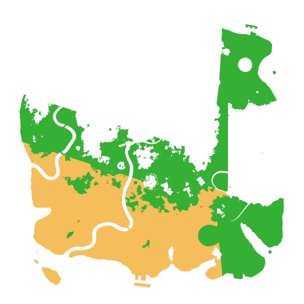 Biome Rust Map: Procedural Map, Size: 3800, Seed: 11028882