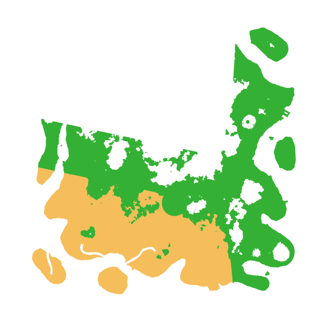 Biome Rust Map: Procedural Map, Size: 3500, Seed: 670920555