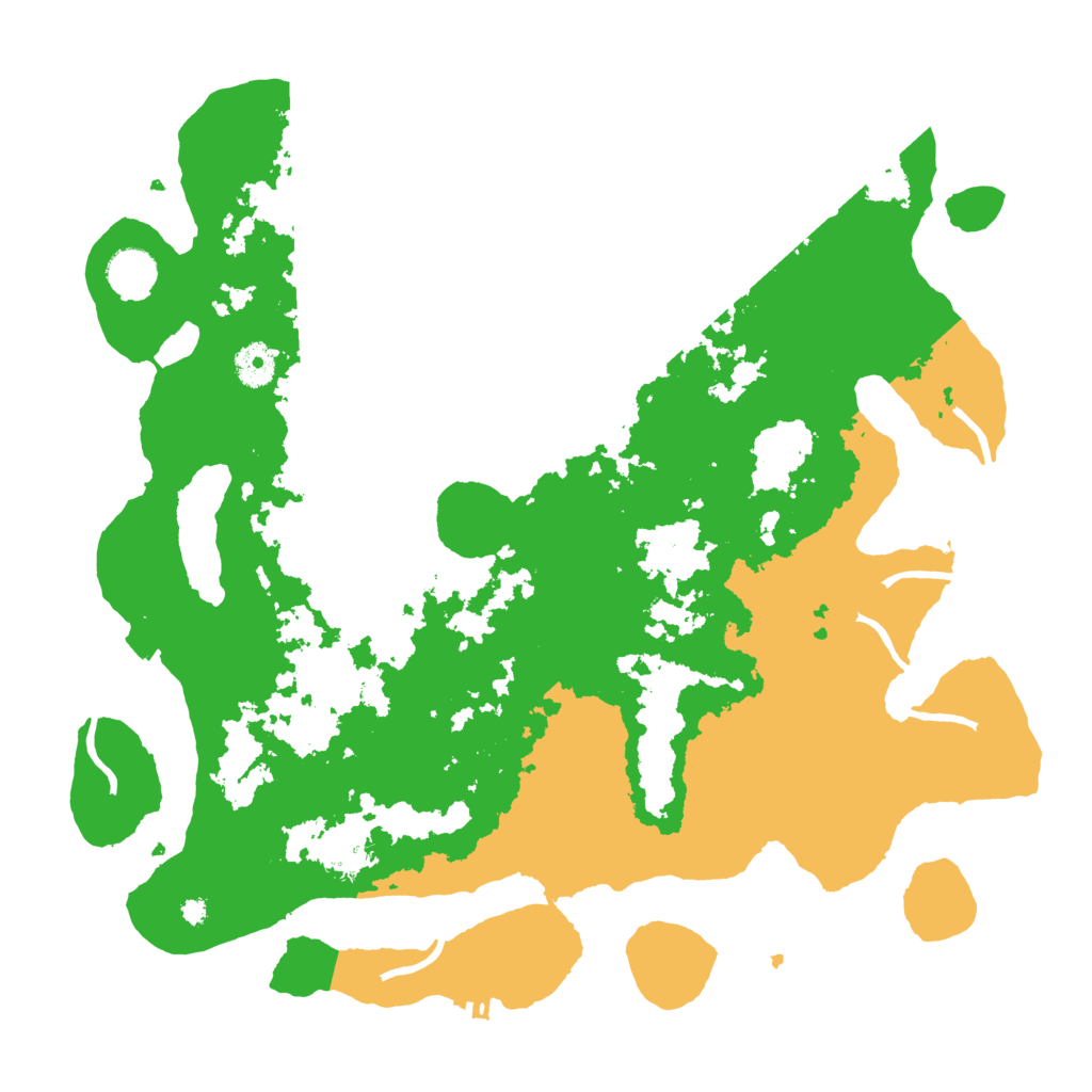 Biome Rust Map: Procedural Map, Size: 3900, Seed: 81918661