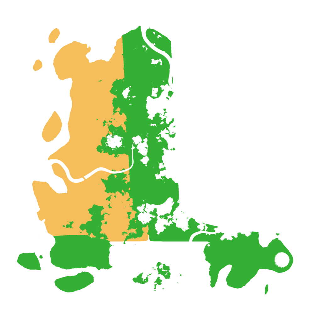 Biome Rust Map: Procedural Map, Size: 3850, Seed: 23984863