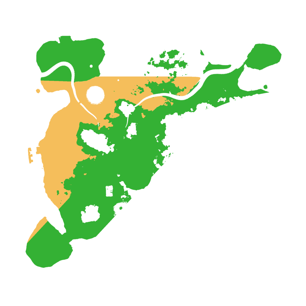 Biome Rust Map: Procedural Map, Size: 3000, Seed: 980208571